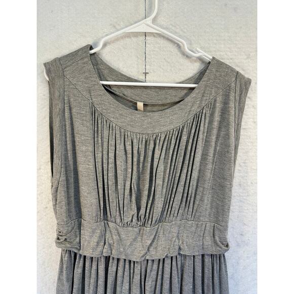 Gilli Stretch Knit Women Modcloth Beachy Dress Size 2X Soft Sexy Grey - Picture 4 of 9
